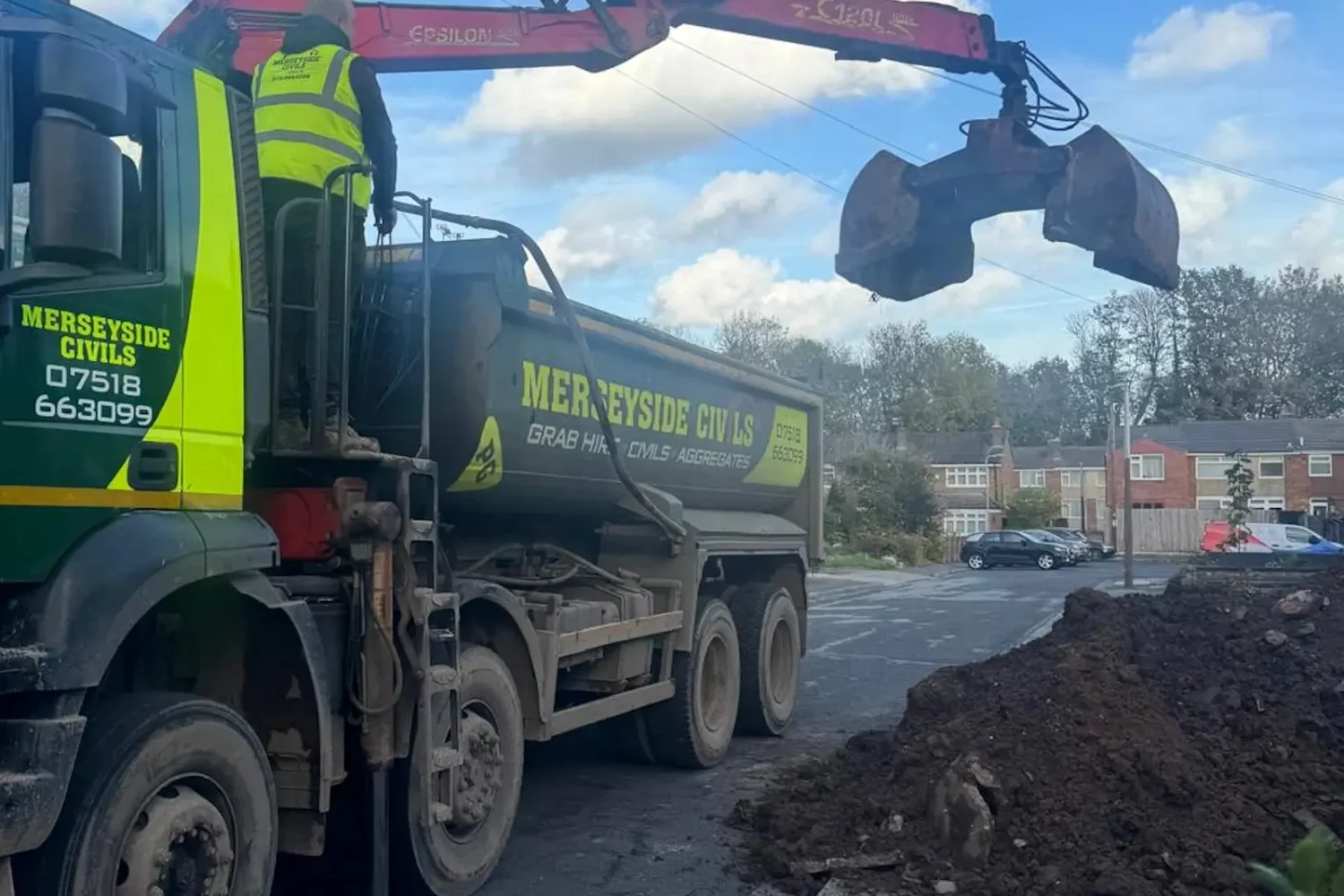 Merseyside Civils - Grab Hire 1